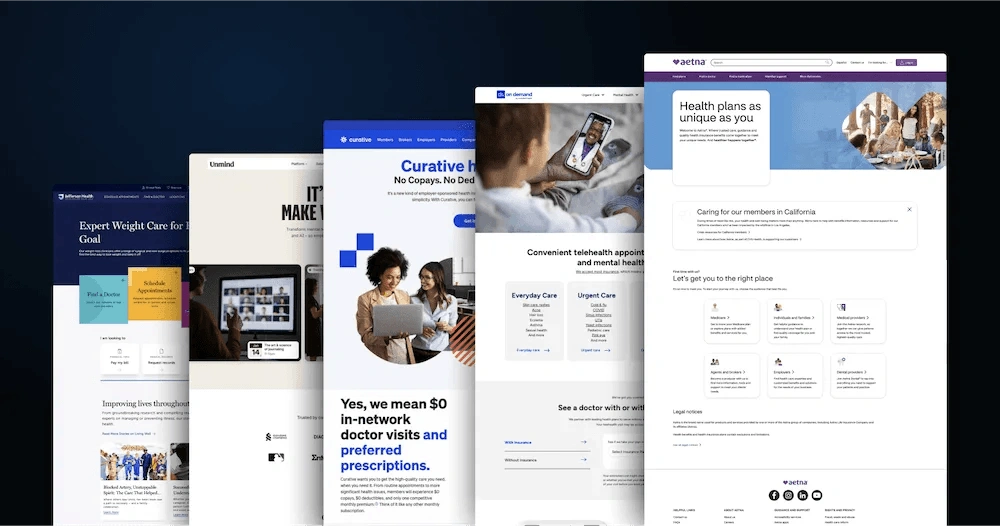 healthcare website development