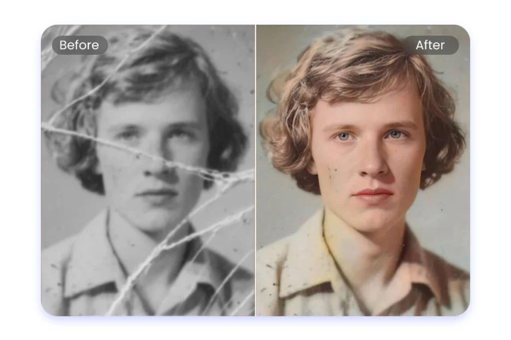 AI Image Restoration Fotor